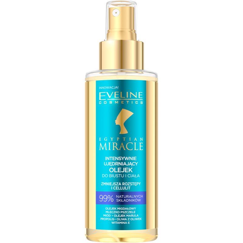 Eveline Cosmetics Egyptian Miracle feszesítő olaj testre és mellkasra 150 ml-Ár