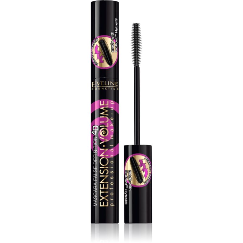 Eveline Cosmetics Extension Volume Műszempilla hatású szempillaspirál 10 ml-Ár
