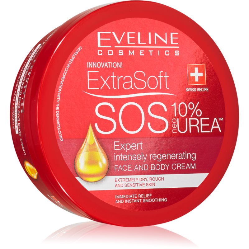 Eveline Cosmetics Extra Soft SOS intenzív regeneráló krém testre és arcra 175 ml-Ár