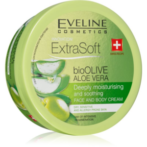 Eveline Cosmetics Extra Soft hidratáló és nyugtató krém az érzékeny bőrre Bio Olive & Aloe Vera 175 ml-Ár