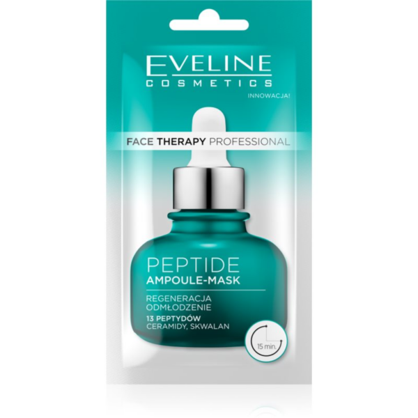 Eveline Cosmetics Face Therapy Peptide krémes maszk az arcbőr regenerálására és megújítására 8 ml-Ár