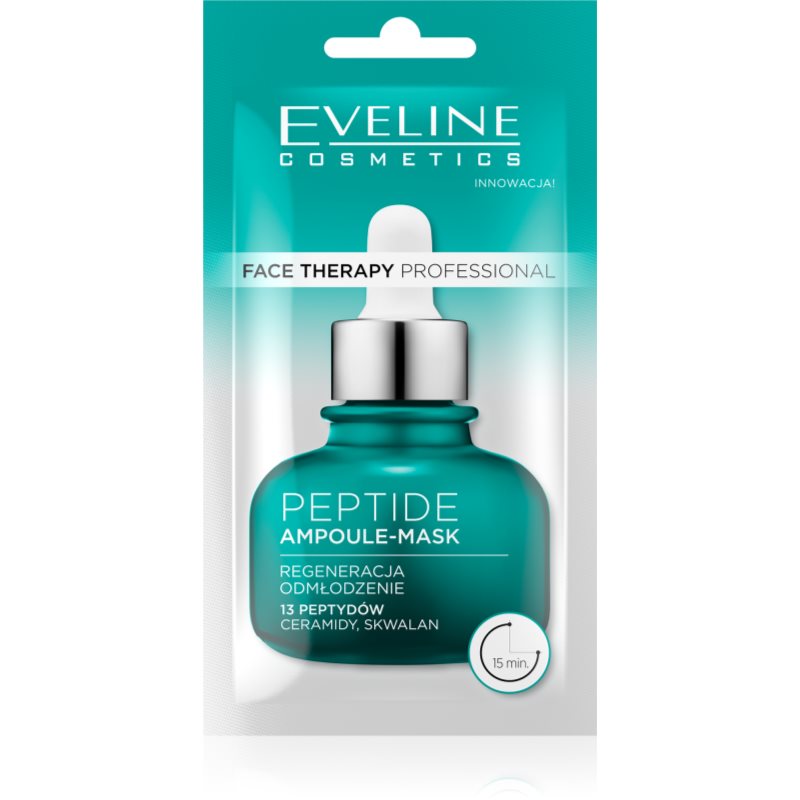 Eveline Cosmetics Face Therapy Peptide krémes maszk az arcbőr regenerálására és megújítására 8 ml-Ár