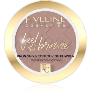 Eveline Cosmetics Feel The Bronze bronzosító és kontúrozó púder árnyalat 01 Milky Way 4 g-Ár