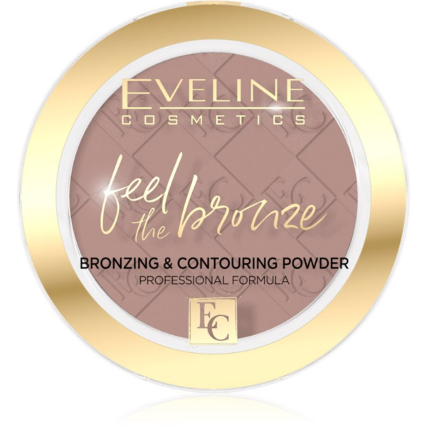 Eveline Cosmetics Feel The Bronze bronzosító és kontúrozó púder árnyalat 01 Milky Way 4 g-Ár