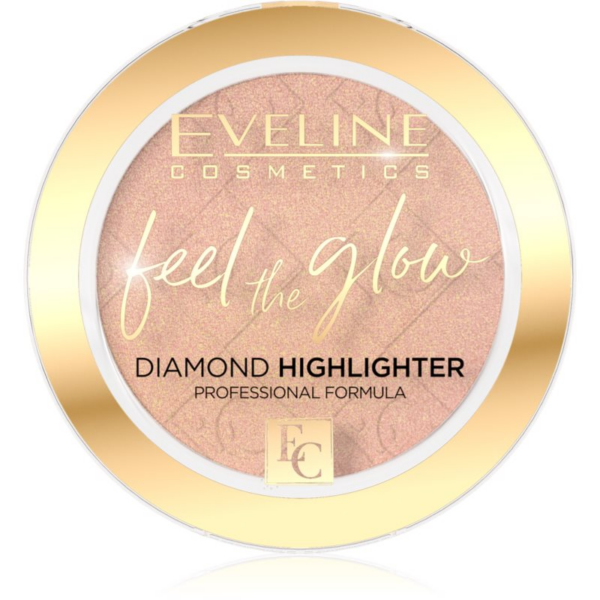 Eveline Cosmetics Feel The Glow highlighter árnyalat 02 Beach Glow 4