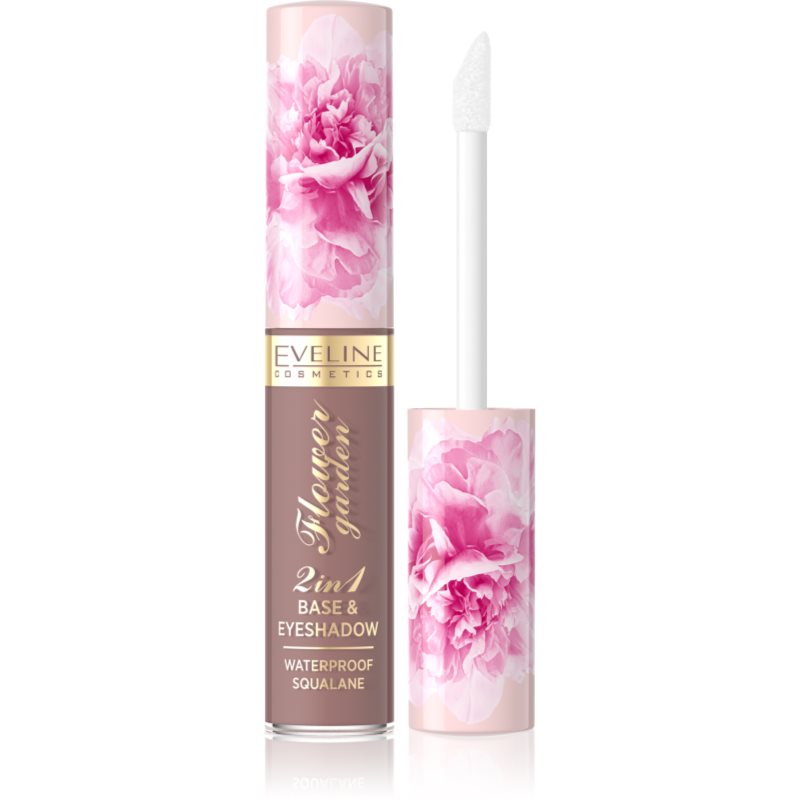 Eveline Cosmetics Flower Garden folyékony szemhéjfesték 2 az 1-ben árnyalat 03 6