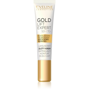 Eveline Cosmetics Gold Lift Expert kisimító krém a szem köré és a szájra 15 ml-Ár