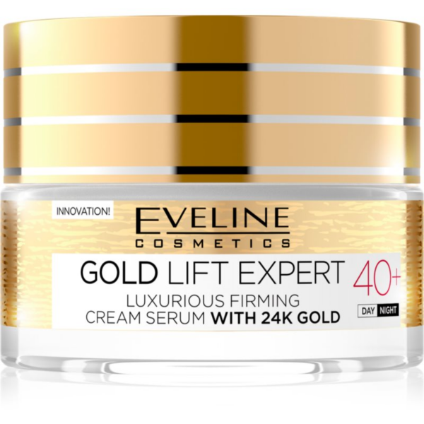 Eveline Cosmetics Gold Lift Expert luxus feszesítő krém 24 karátos arannyal 50 ml-Eredeti