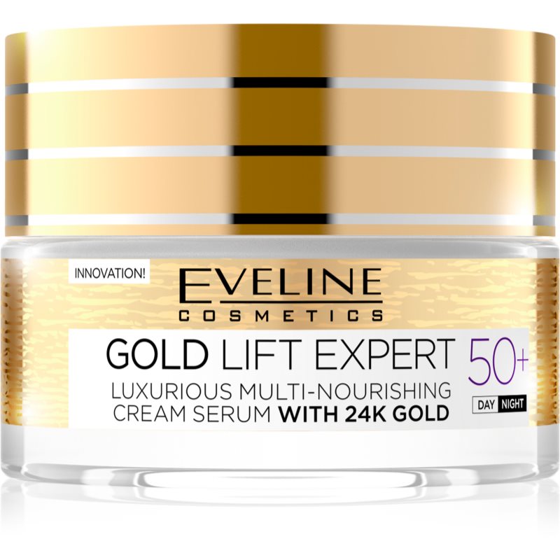 Eveline Cosmetics Gold Lift Expert nappali és éjszakai krém ráncok ellen 50+ 50 ml-Eredeti