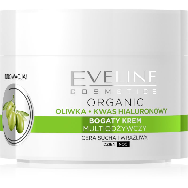 Eveline Cosmetics Green Olive nappali és éjszakai hidratáló krém ránctalanító hatással olíva kivonattal 50 ml-Ár