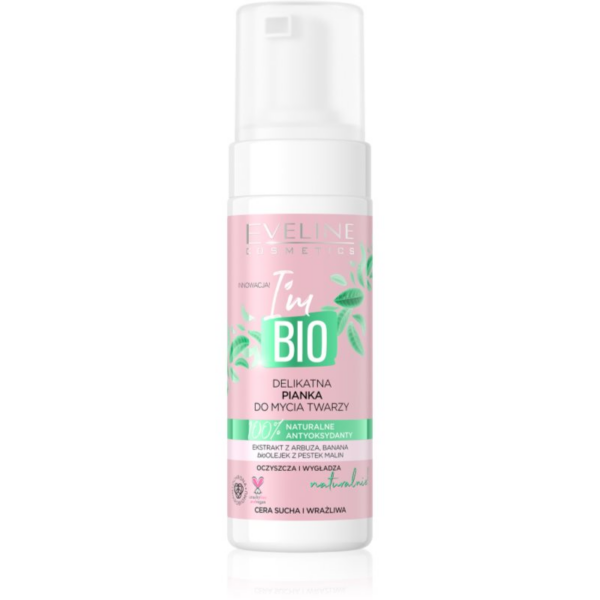 Eveline Cosmetics I'm Bio finoman tisztító hab száraz és érzékeny bőrre 150 ml-Ár