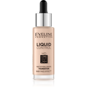 Eveline Cosmetics Liquid Control folyékony make-up pipettával árnyalat 002 Soft Porcelain 32 ml-Ár