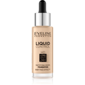 Eveline Cosmetics Liquid Control folyékony make-up pipettával árnyalat 015 Light Vanilla 32 ml-Ár