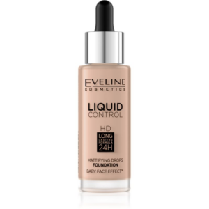 Eveline Cosmetics Liquid Control folyékony make-up pipettával árnyalat 025 Light Rose 32 ml-Ár