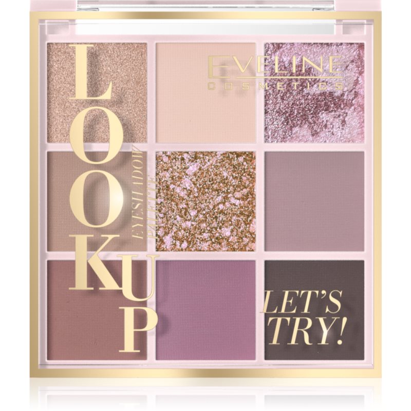Eveline Cosmetics Look Up Let's Try! szemhéjfesték paletta 10