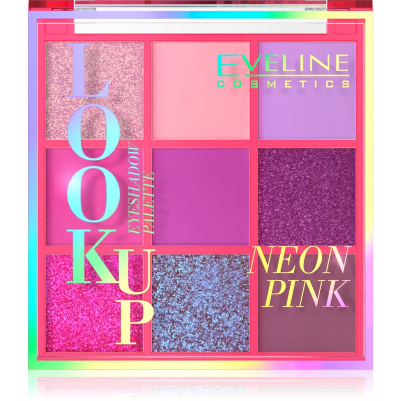Eveline Cosmetics Look Up Neon Pink szemhéjfesték paletta 10