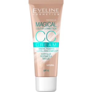 Eveline Cosmetics Magical Colour Correction CC krém SPF 15 árnyalat 51 Natural 30 ml-Ár