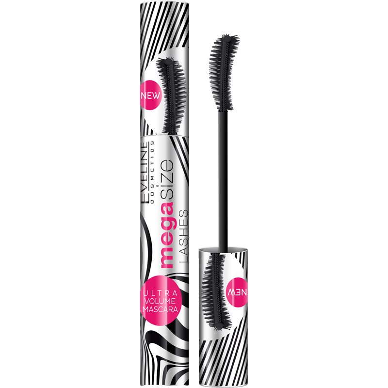 Eveline Cosmetics MegaSize szempillaspirál a maximális dús hatásért 10 ml-Ár