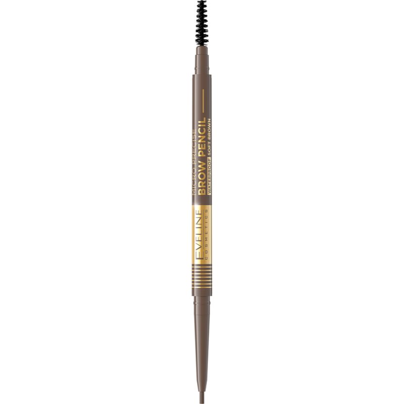 Eveline Cosmetics Micro Precise vízálló szemöldökceruza 2in1 kefével árnyalat 02 Soft Brown 4 g-Ár