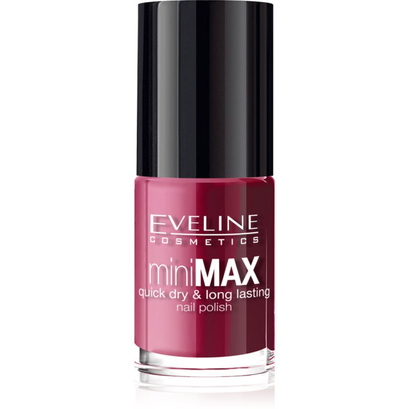 Eveline Cosmetics Mini Max gyorsan száradó körömlakk árnyalat 601 5 ml-Ár