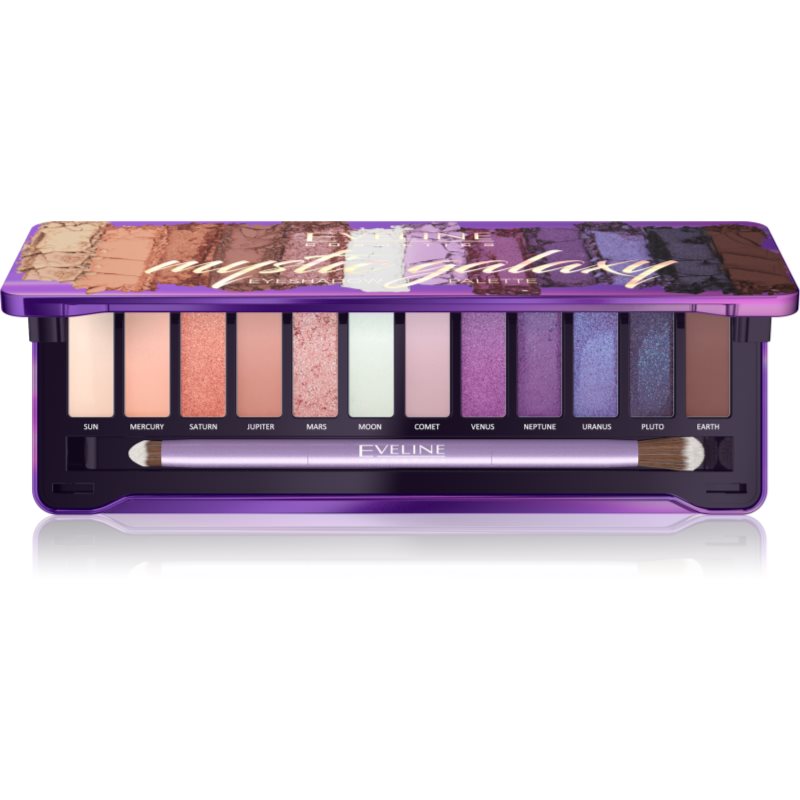 Eveline Cosmetics Mystic Galaxy szemhéjfesték paletta 12 g-Ár