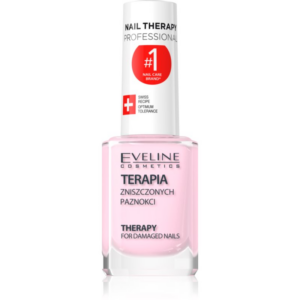 Eveline Cosmetics Nail Therapy Professional körömerősítő lakk gyenge és sérült körmökre keratinnal 12 ml-Ár