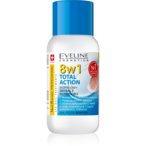 Eveline Cosmetics Nail Therapy Professional körömlakklemosó aceton nélkül 8 az 1-ben 150 ml-Ár