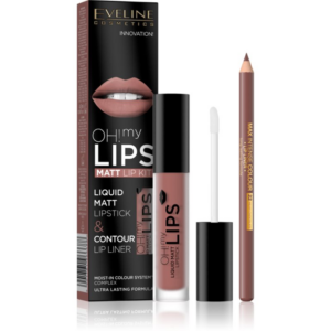 Eveline Cosmetics OH! my LIPS Matt ajakápoló készlet 02 Milky Chocolate 2 db-Ár