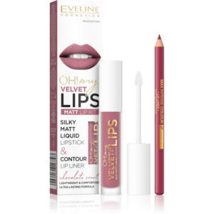 Eveline Cosmetics OH! my LIPS Velvet ajakápoló készlet 13 Brownie Biscotti 1 db-Ár
