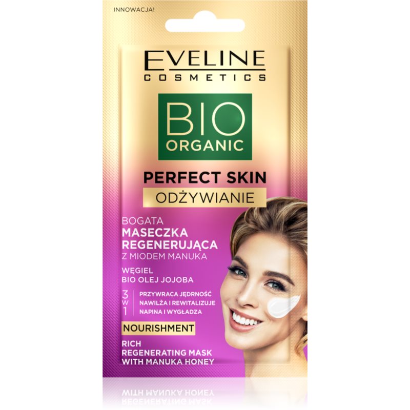 Eveline Cosmetics Perfect Skin Manuka Honey intenzív regeneráló maszk mézzel 8 ml-Ár