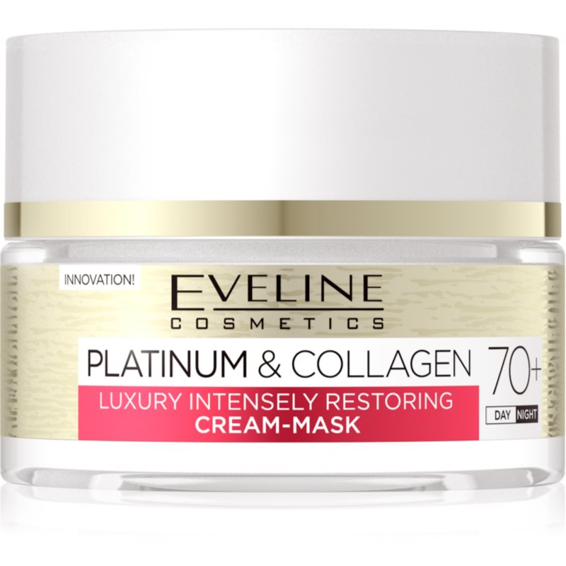 Eveline Cosmetics Platinum & Collagen megújító krémes pakolás 70+ 50 ml-Ár