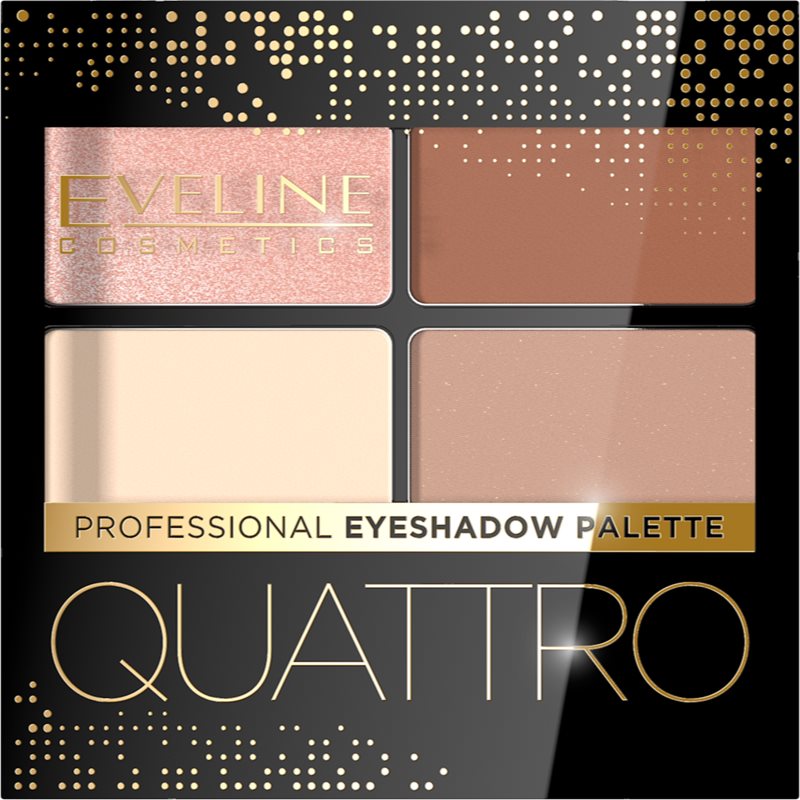 Eveline Cosmetics Quattro szemhéjfesték paletta árnyalat 05 3