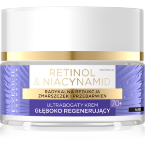 Eveline Cosmetics Retinol & Niacynamid mélyen regeneráló éjszakai krém 70+ 50 ml-Ár