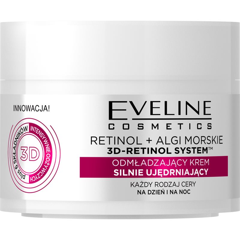 Eveline Cosmetics Retinol + Sea Algae bőrkisimító és élénkítő krém retinollal 50 ml-Ár