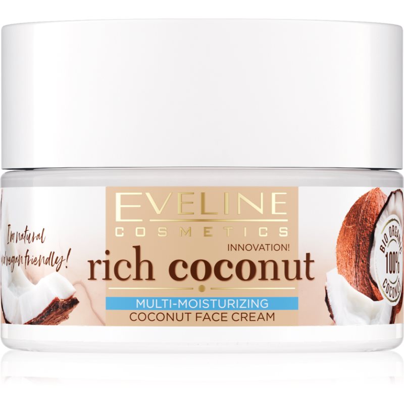 Eveline Cosmetics Rich Coconut tápláló bőrfiatalító krém probiotikumokkal 50 ml-Ár