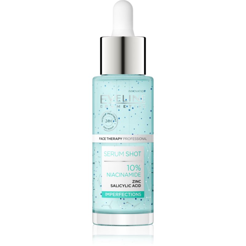 Eveline Cosmetics Serum Shot 10% Niacinamide bőr szérum zsíros és problémás bőrre 30 ml-Ár