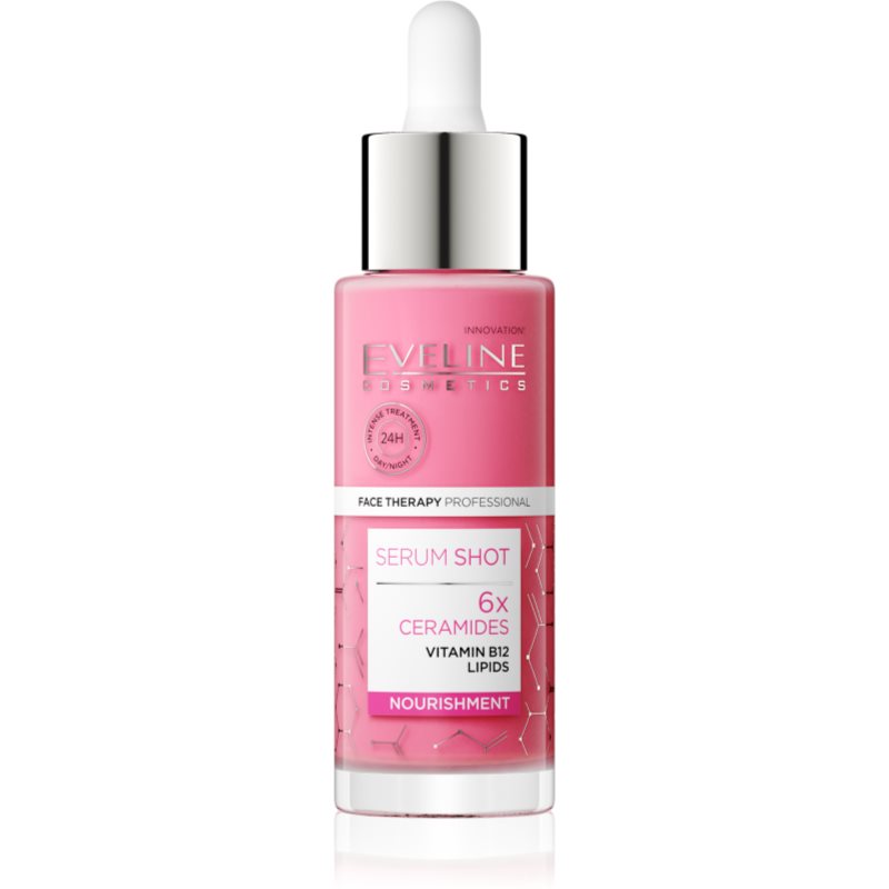 Eveline Cosmetics Serum Shot 6x Ceramides intenzív hidratáló szérum ceramidokkal 30 ml-Ár