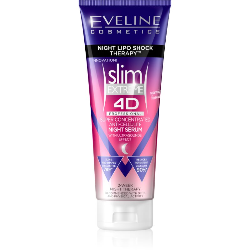 Eveline Cosmetics Slim Extreme szuperkoncentrált éjszakai szérum melegítő hatással 250 ml-Ár