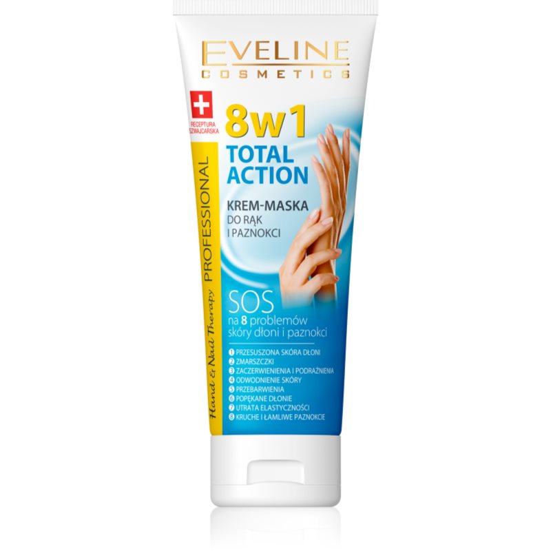 Eveline Cosmetics Total Action kéz- és körömápoló krém 8 in 1 75 ml-Ár