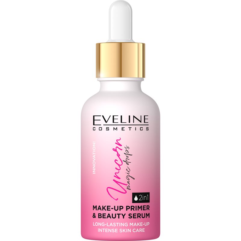 Eveline Cosmetics Unicorn Magic Drops Egységesítő sminkalap 2 az 1-ben 30 ml-Ár