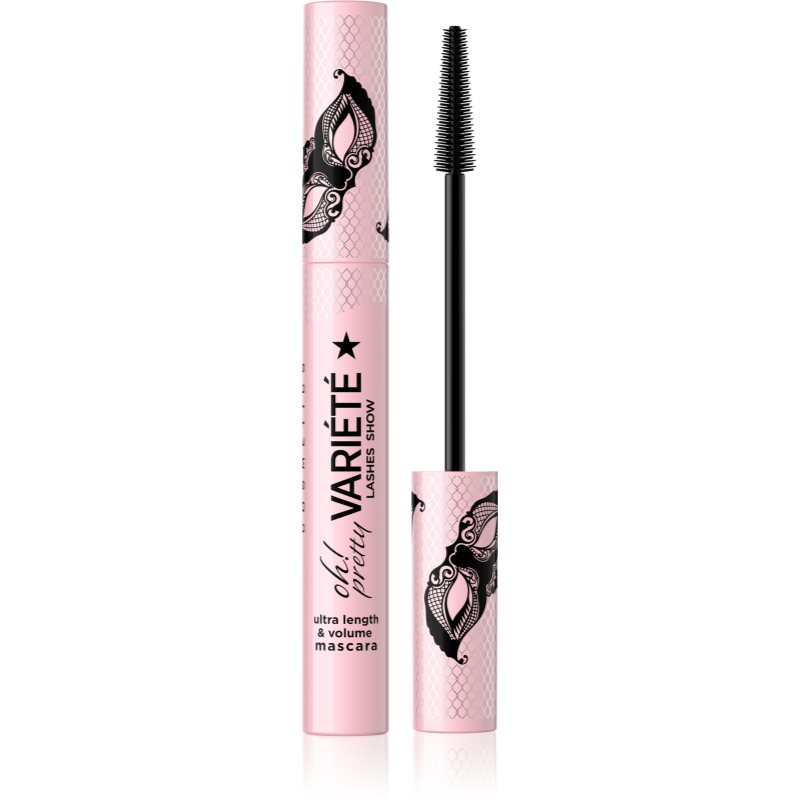 Eveline Cosmetics Variété Oh! Pretty dúsító és hosszabbító szempillaspirál Black 10 ml-Ár