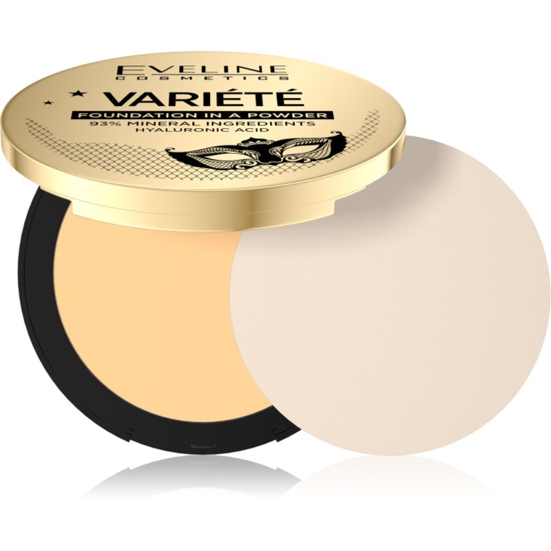 Eveline Cosmetics Variété ásványi kompakt púder applikátorral árnyalat 03 Light Vanilla 8 g-Ár