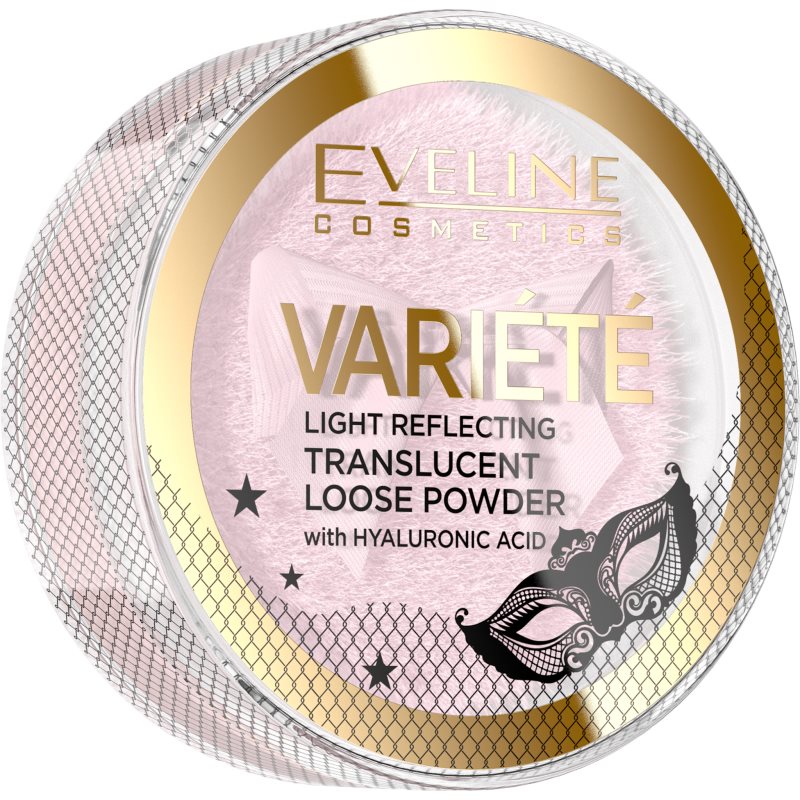 Eveline Cosmetics Variété átlátszó könnyed púder applikátorral 6 g-Ár
