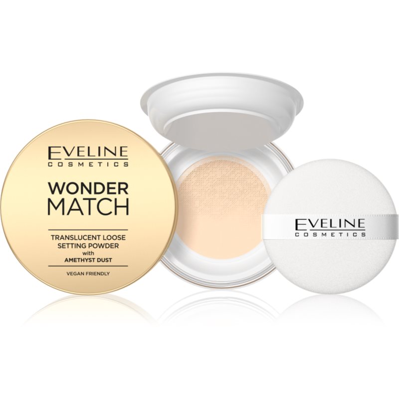 Eveline Cosmetics Wonder Match Átlátszó rögzítő por 6 g-Ár