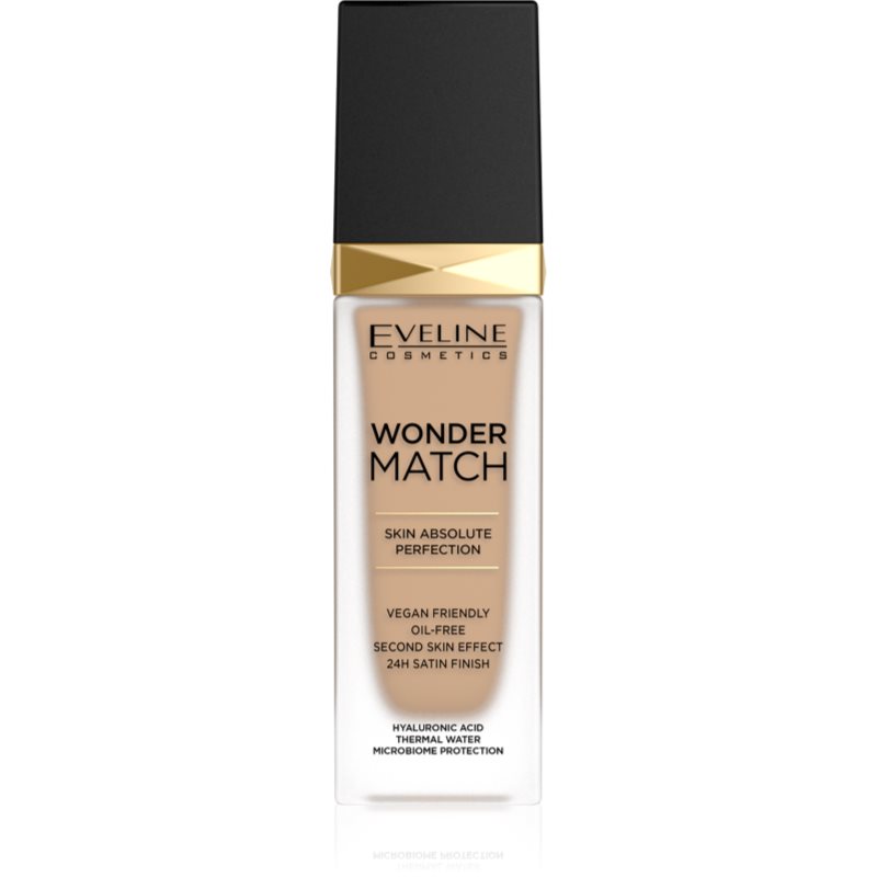 Eveline Cosmetics Wonder Match tartós folyékony alapozó hialuronsavval árnyalat 30 Cool Beige 30 ml-Ár