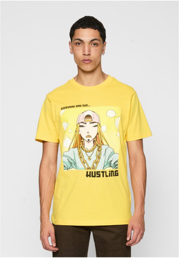 Everyday She Hustling Tee taxi yellow
