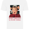 F4NT4STIC Póló 'Disney Home Alone Merry Christmas Ya Filthy'  testszínű / kárminvörös / fekete / fehér-Hungary