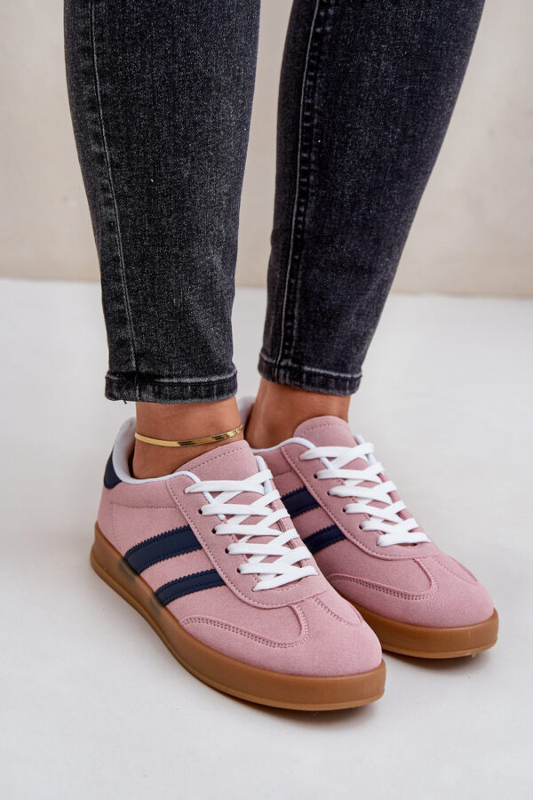 FB3 Alacsony Rózsaszín Női Sneakers Ennorwen