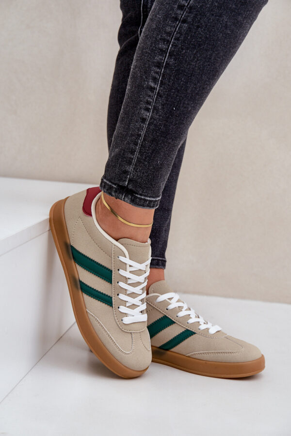 FB3 Női Alacsony Bézs Sneakers Ennorwen