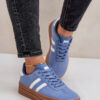 FB3 Női Sneakers Platformon Kék Egelia